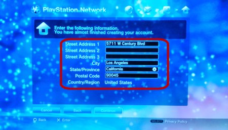 Set up store psn account ps3