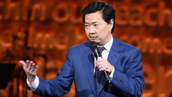 Photo of Ken Jeong doing stand-up comedy