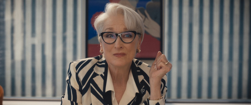 Still from The Devil Wears Prada 2: Meryl Streep as Miranda Priestly