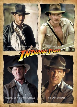 Poster for Indiana Jones Quadrilogy