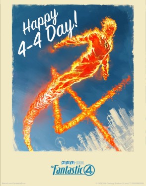 Poster for "The Fantastic Four: First Steps"