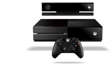 Photo of Microsoft's Xbox One game console with Kinect camera and new controller