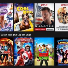 Screenshot showing Netflix's download feature