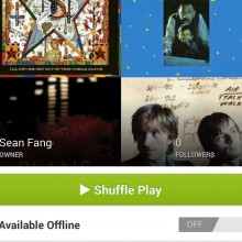 Screenshot of Spotify for Android