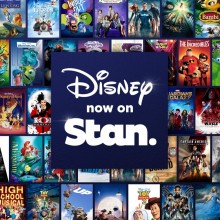 Disney on Stan promo graphics